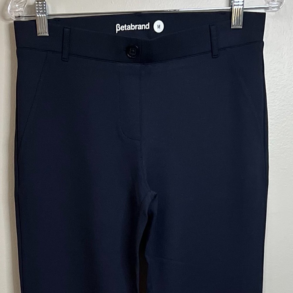 Betabrand Yoga dress pants in navy Size M